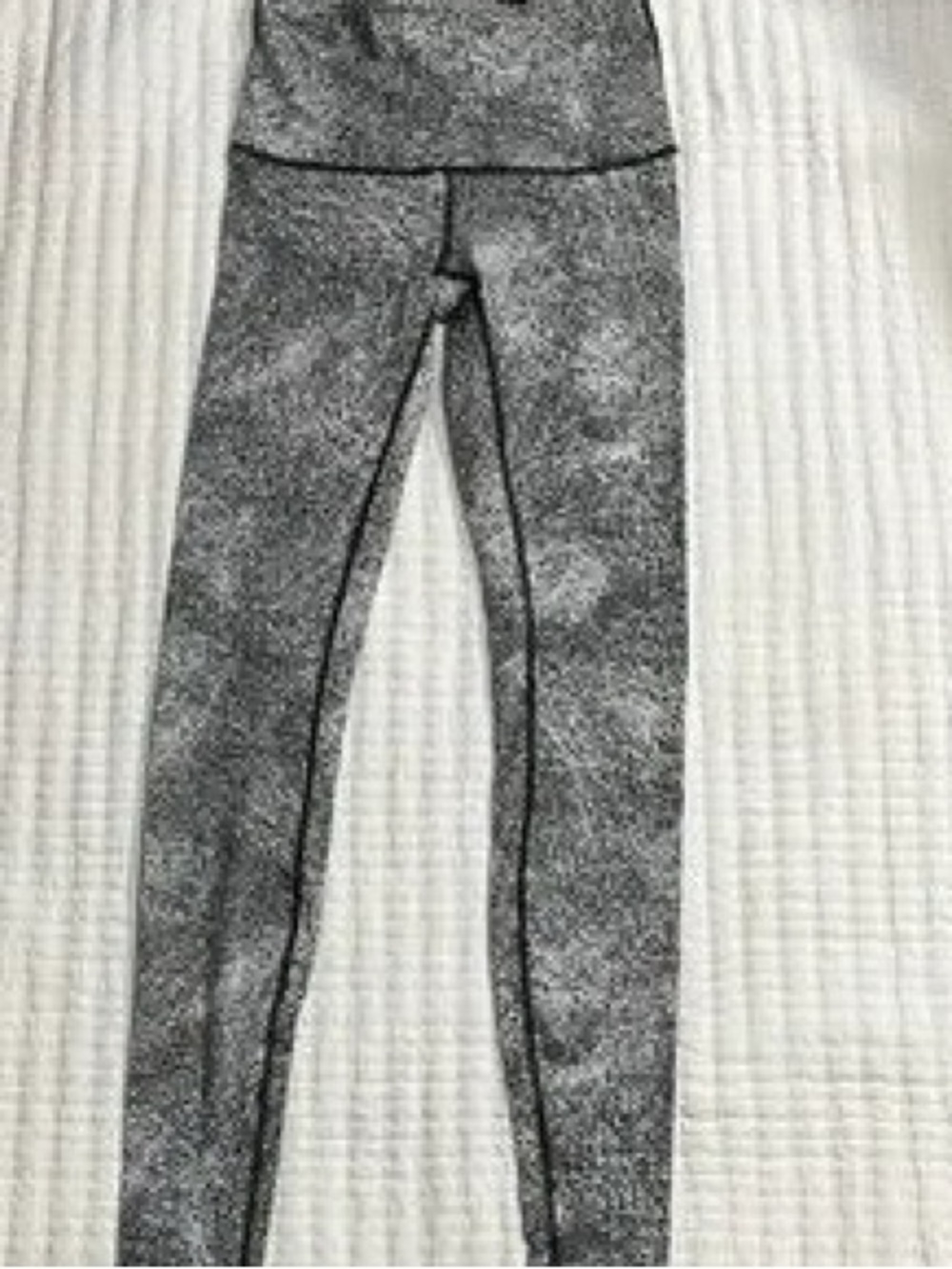 Women's Gray Seam-Detail Active Leggings